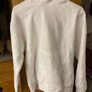 TNA COZY WHITE HOODIE